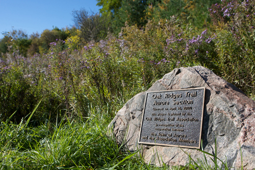 Oak Ridges Trail Plaque